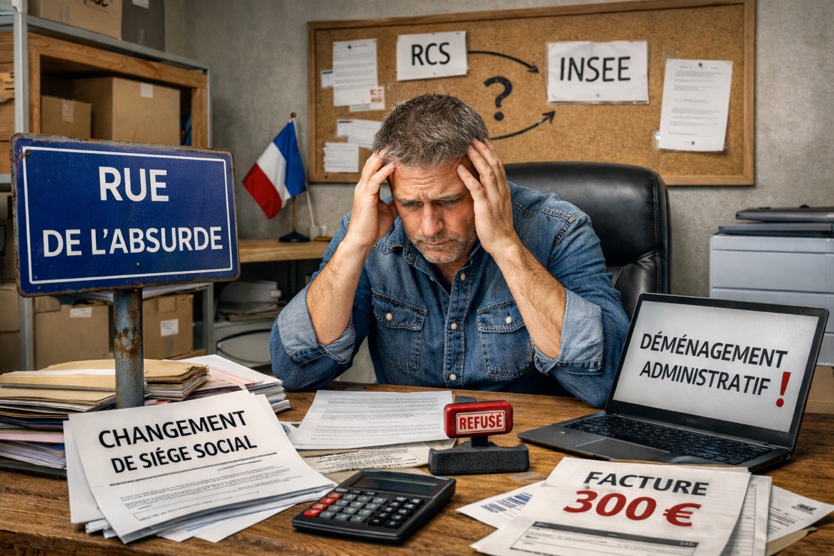 Absurdistan: Changer (ou plutôt corriger) le siège social en France quand l’entreprise n’a jamais bougé : le coût réel pour une TPE