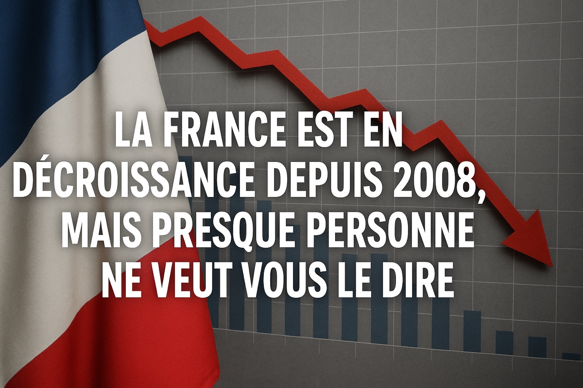 La France est en décroissance depuis 2008, mais (presque) personne ne veut vous le dire
