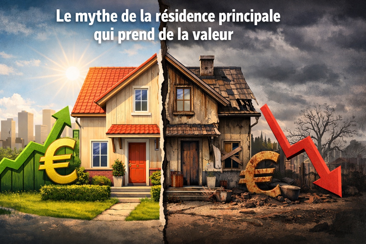 Le mythe de la résidence principale qui "prend de la valeur"