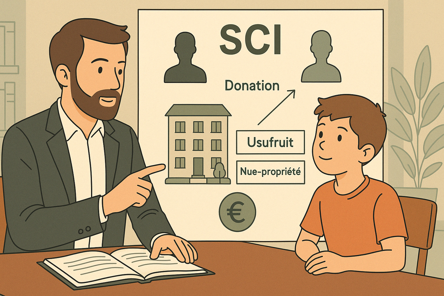 Comment constituer et transmettre son patrimoine immobilier à ses enfants via une SCI et un montage nue‑propriété/usufruit