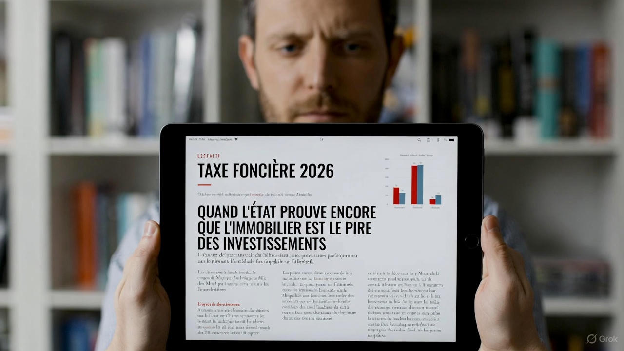 Taxe foncière 2026 : Quand l'État prouve (encore) que l'immobilier est le pire des investissements